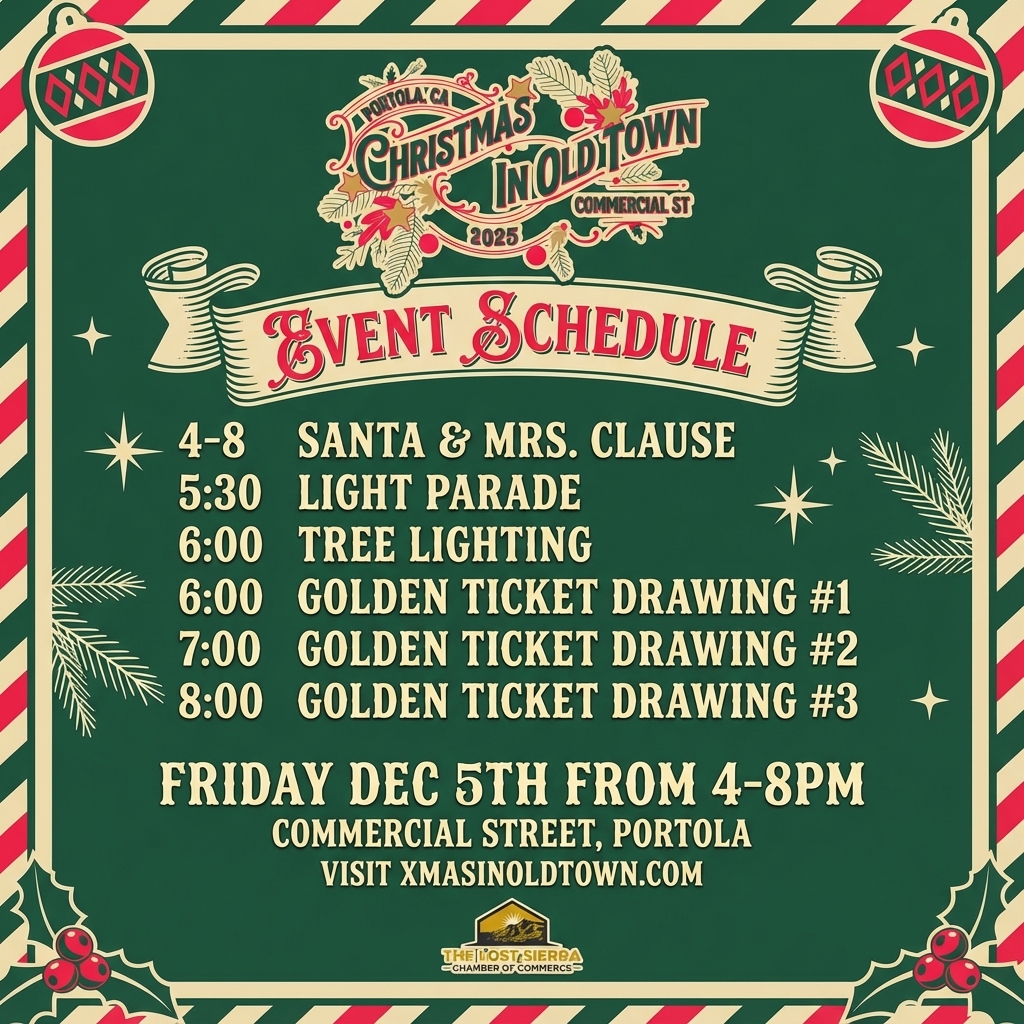 Christmas in Old Town Schedule