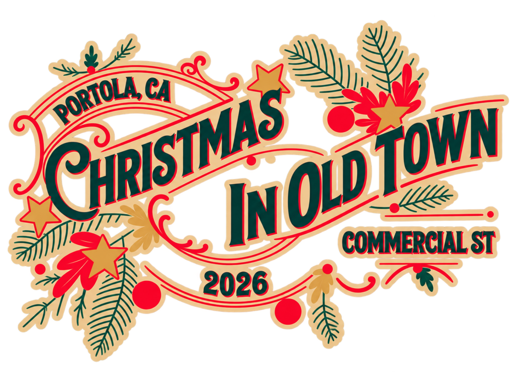 Christmas in Old Town 2026 Logo Tan